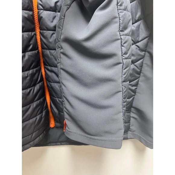 The North Face Mens ThermoBall Eco Jacket, Size XL Dark Grey Orange Quilted - Picture 6 of 15